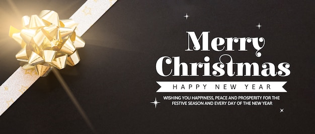 PSD modello di banner di festa di natale creativo