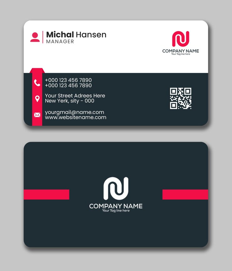 PSD creative and clean business card design psd file