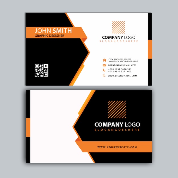 PSD creative corporate business card template