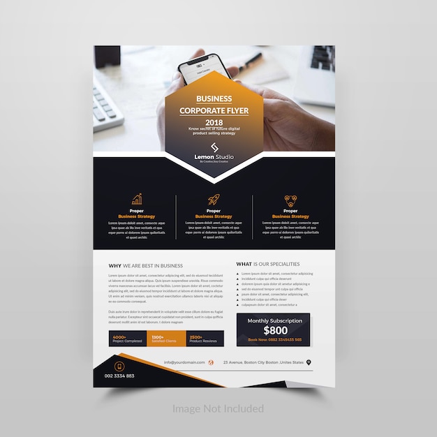 PSD creative corporate fyler