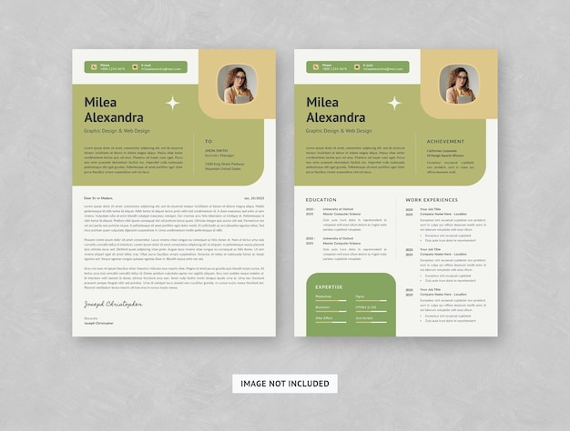 PSD creative cv resume psd templates