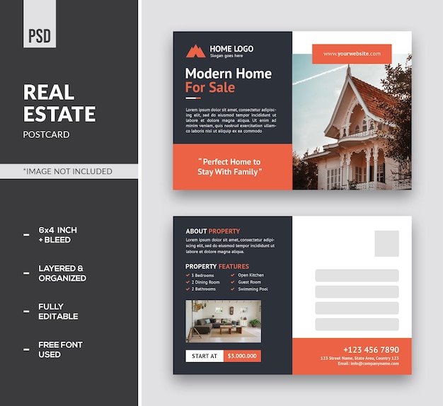 Creative design real estate agency templates