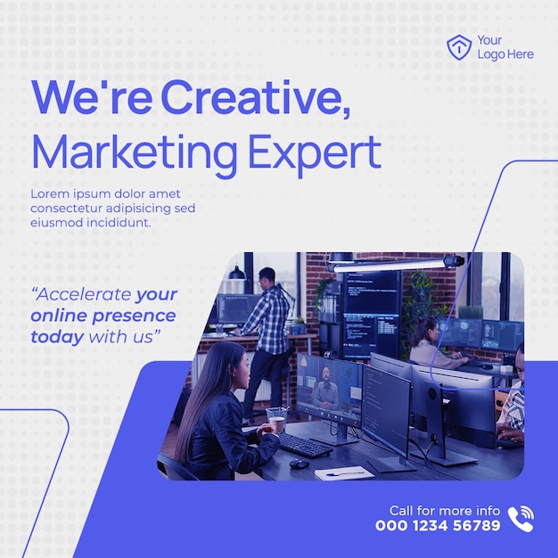 Creative Digital Agency Social Media Poster