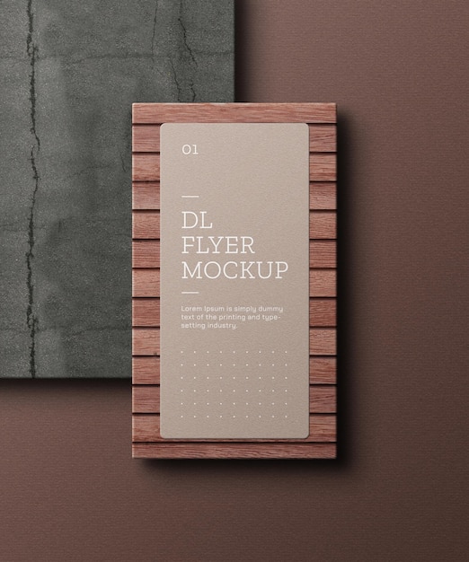 Creative dl flyer mockup