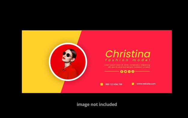 creative Facebook cover art design template