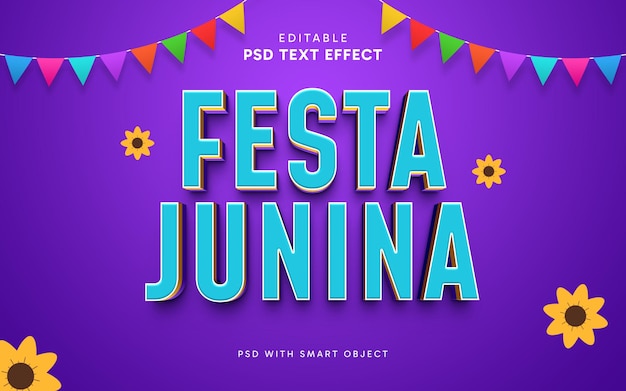Творческий эффект текста Festa Junina