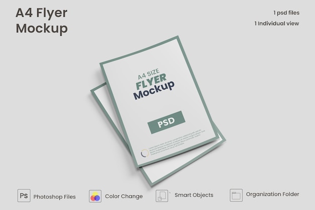 Creative flyer mockup Premium Psd