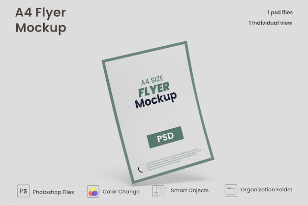 Creative flyer mockup Premium Psd