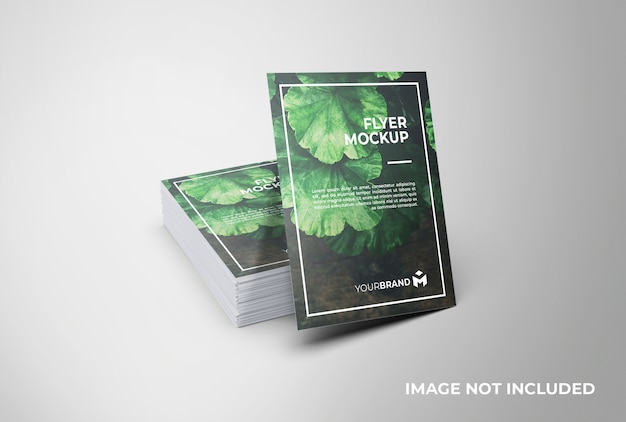 Mockup di volantino creativo