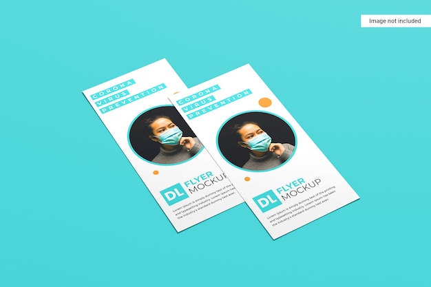 PSD creative flyer mockup