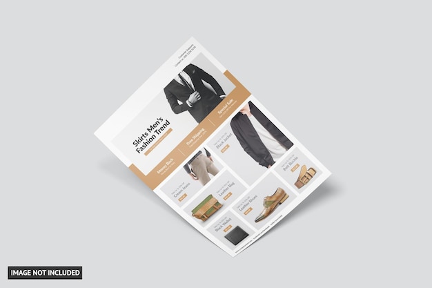 Creative flyer mockup