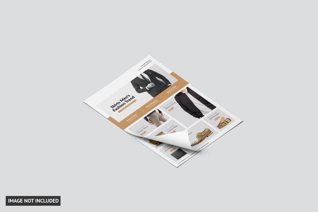 Creative flyer mockup