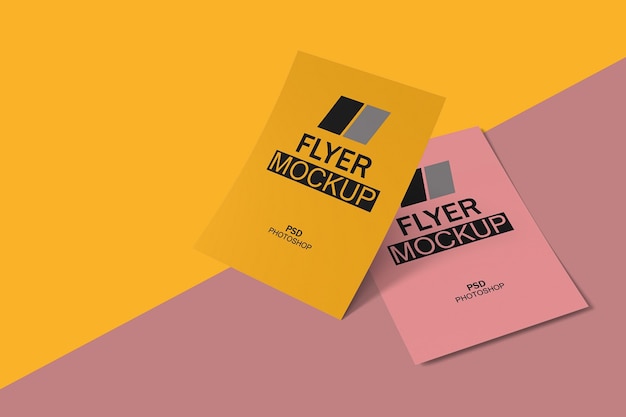 PSD creative flyer mockups