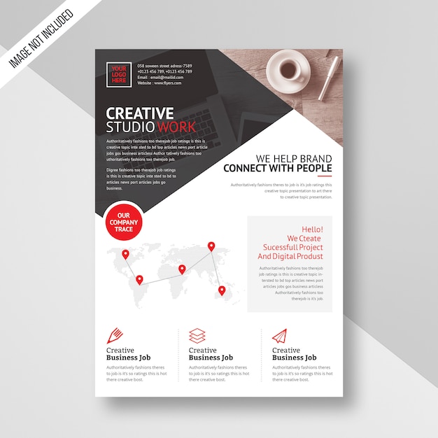 PSD creative flyer