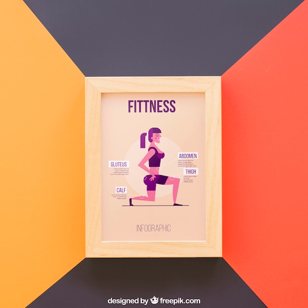 PSD creative frame mock up