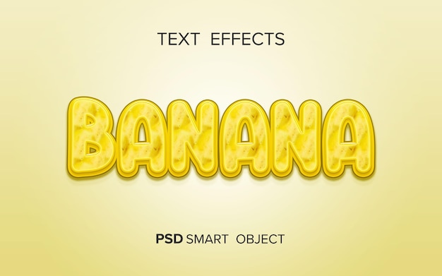 Creative fruit text effect