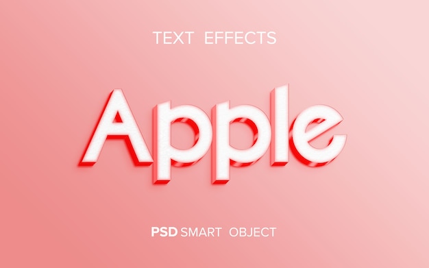 Creative fruit text effect