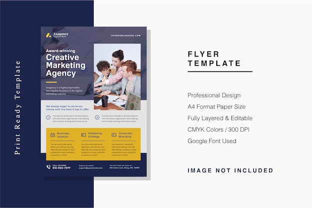 Creative Marketing Agency Flyer Template