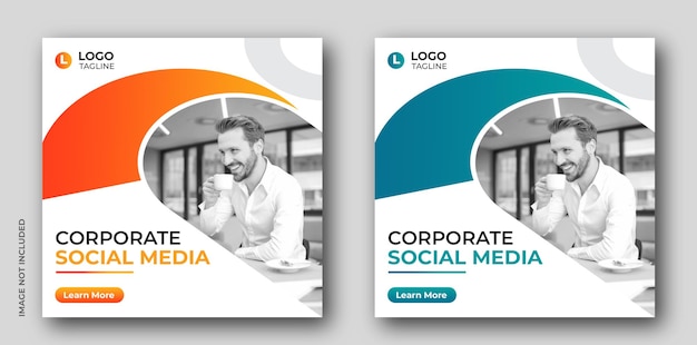 Creative marketing social media and instagram post web banner design