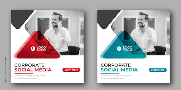 Creative marketing social media and instagram post web banner design