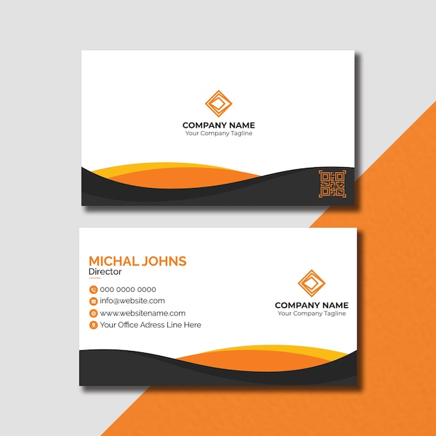 PSD creative modern business card design