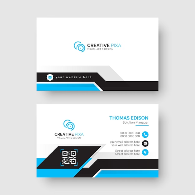 creative modern clean business card template