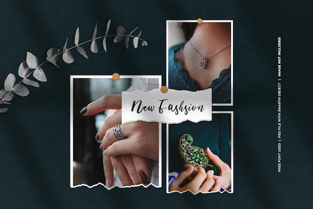 Creative Mood board template