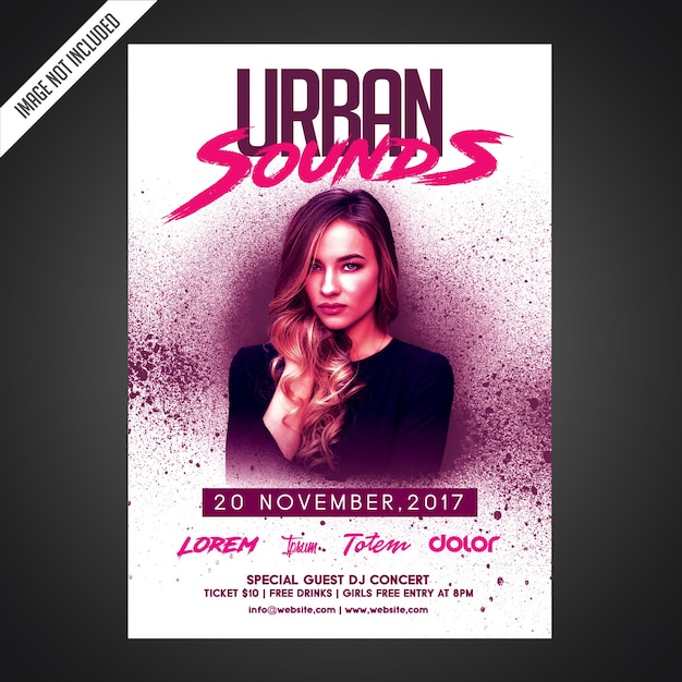 Creative party flyer template