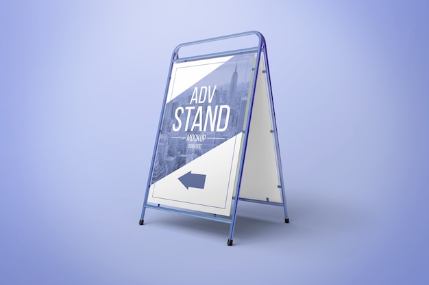 Mockup di poster creativo