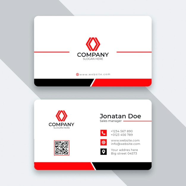 creative professional elegant modern business card design template