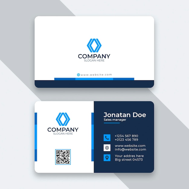 PSD creative professional elegant modern business card design template