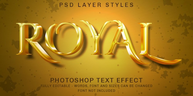 Creative romatic gold, editable text effects