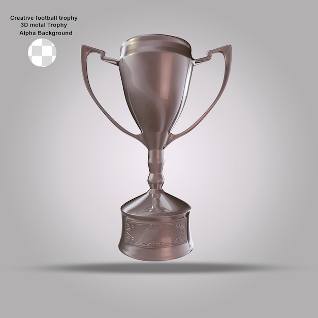 Creative sport metal trophy