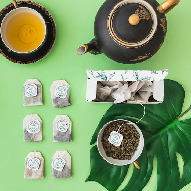 PSD creative tea mockup