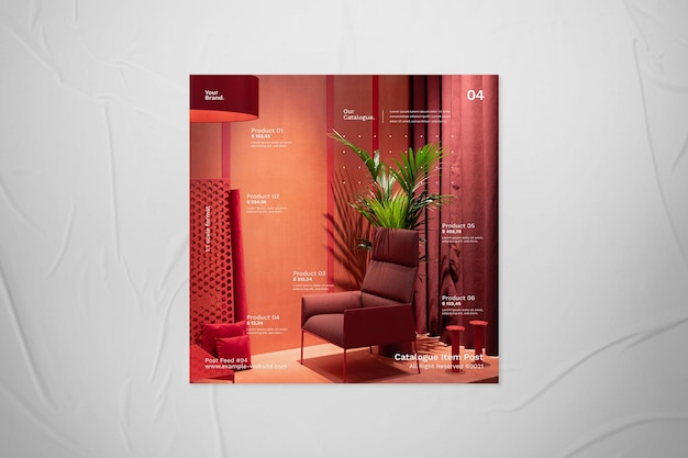 PSD creative template post feed catalogue product