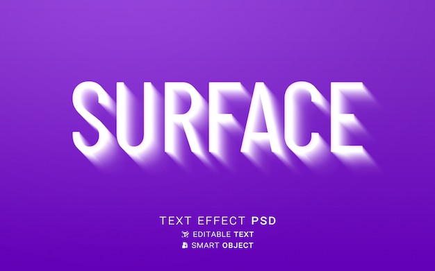 Creative vanishing text effect