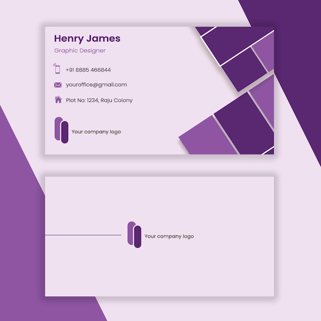 Creative visiting cards and professional business visiting card template