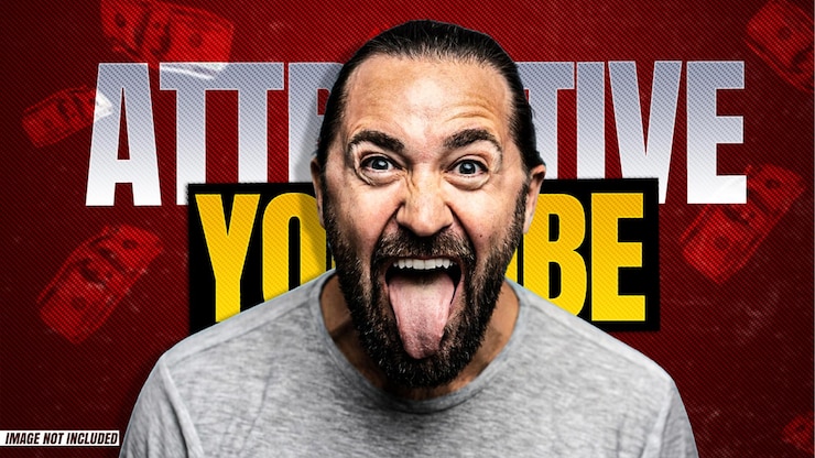 PSD creative youtube thumbnail design template