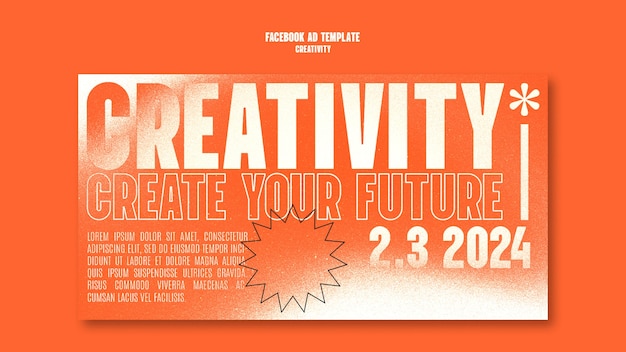 Creativity template design