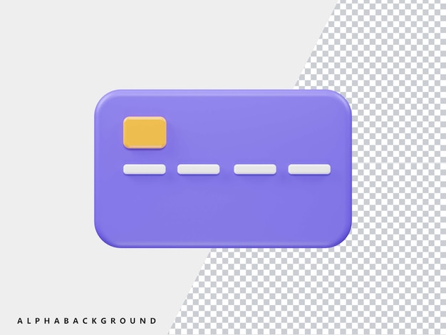 Credit card 3d icon