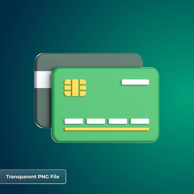 Credit card 3d icon