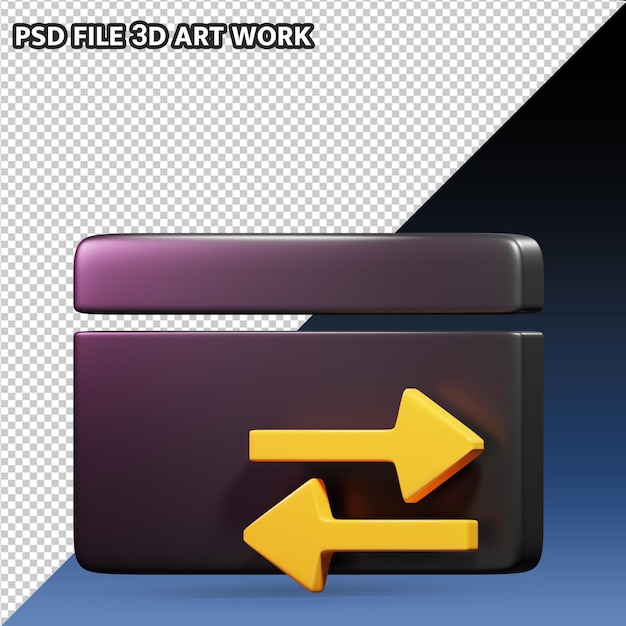 PSD credit card 3d