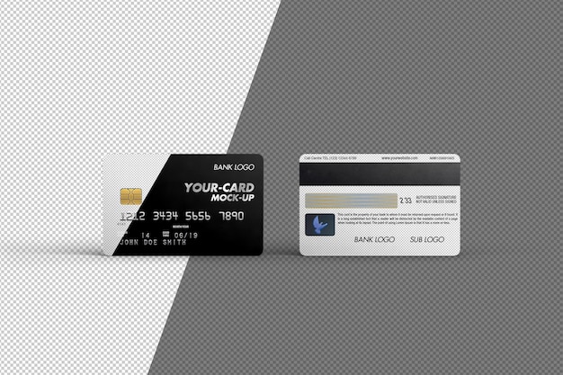 Credit Card or Debit Card Mockup