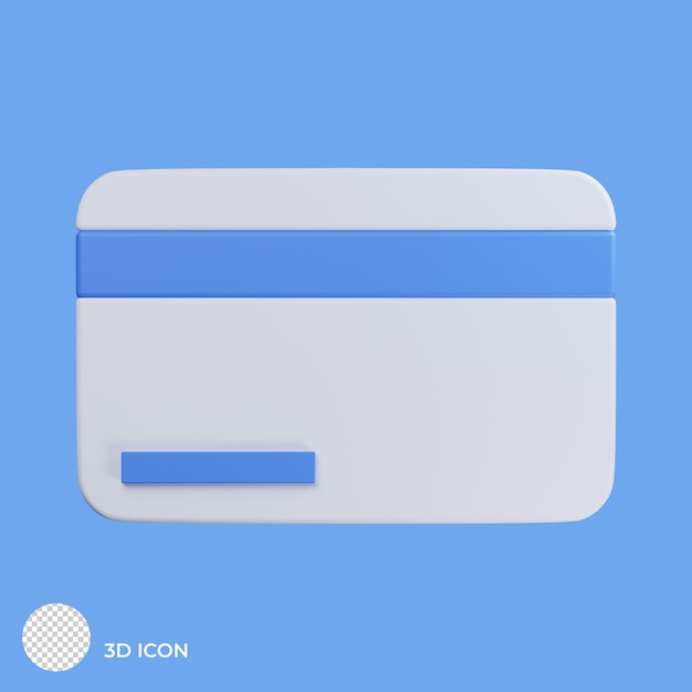 Credit card ecommerce 3D icon