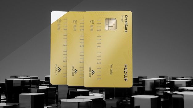 Credit card mock up