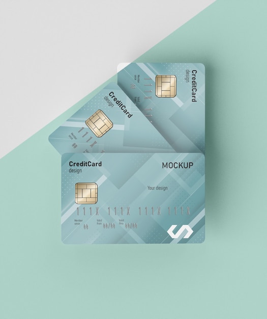 Carta di credito mock up