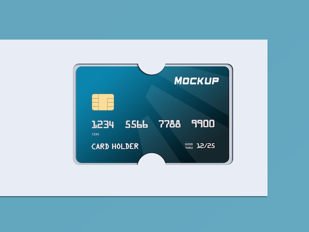 credit card mockup design