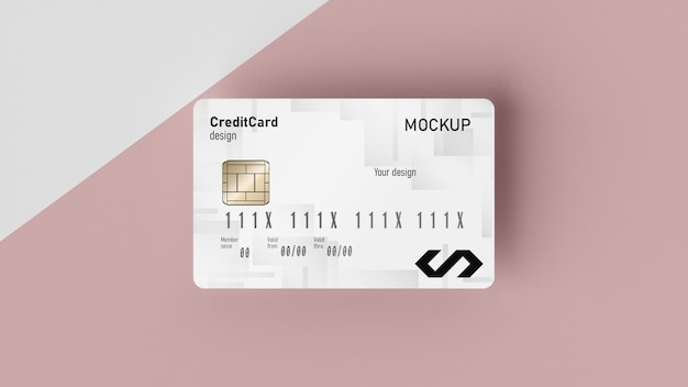 Credit card mockup