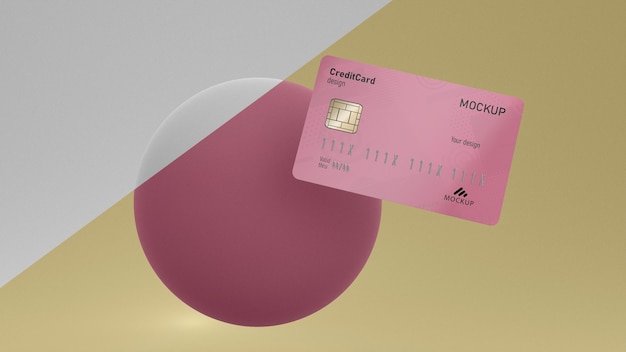 Credit card mockup