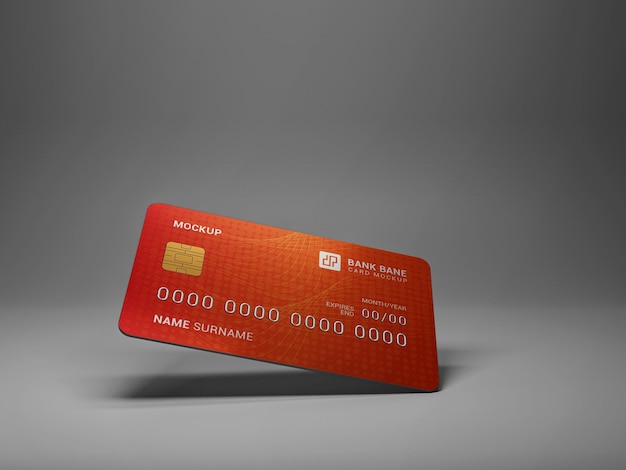 Credit card mockup